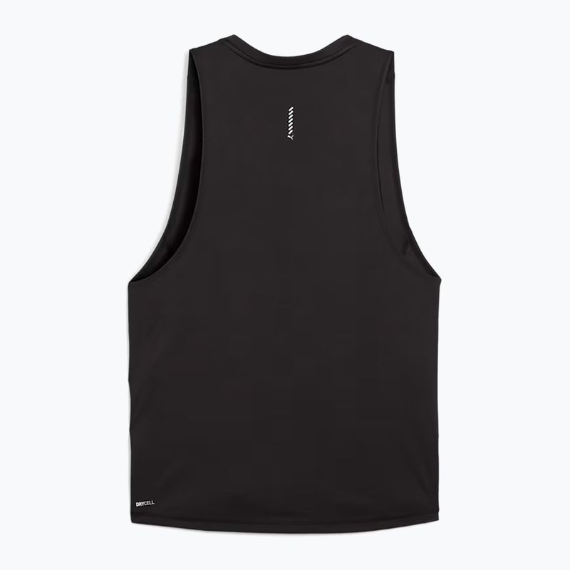 PUMA Velocity Tank Poly Uomo - Maglia da corsa puma nero 2