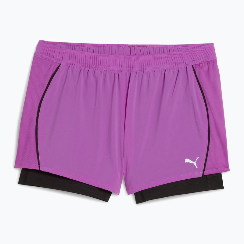 Pantaloncini da corsa da donna PUMA Run Velocity 2IN1 3" wild berry