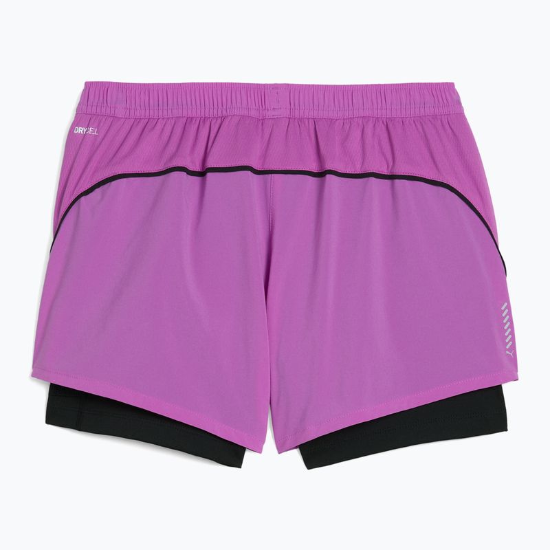 Pantaloncini da corsa da donna PUMA Run Velocity 2IN1 3" wild berry 2