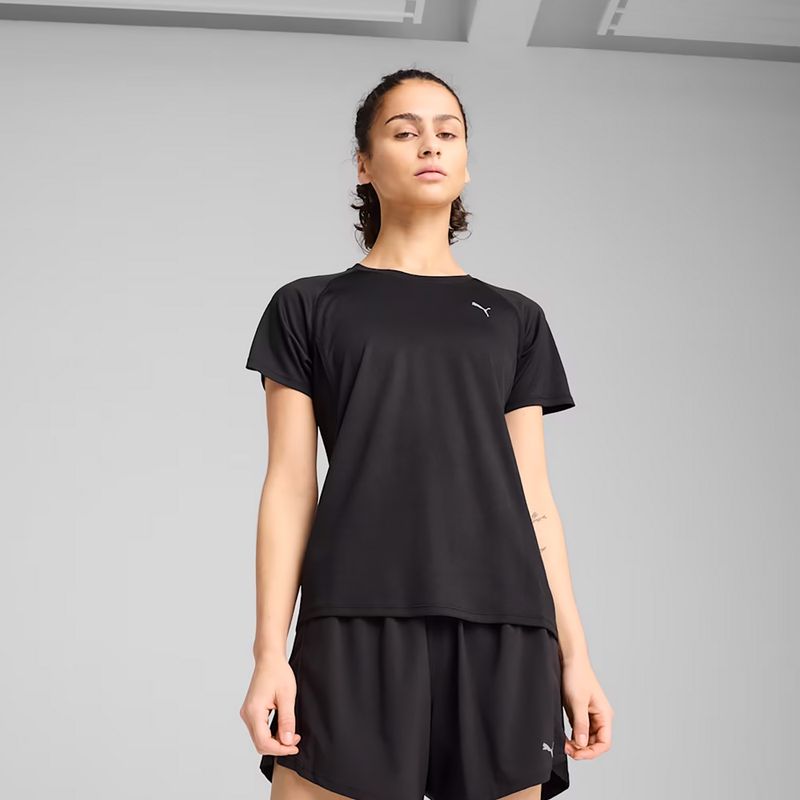 Maglietta da corsa da donna PUMA Run Velocity Tee Poly puma nero 3