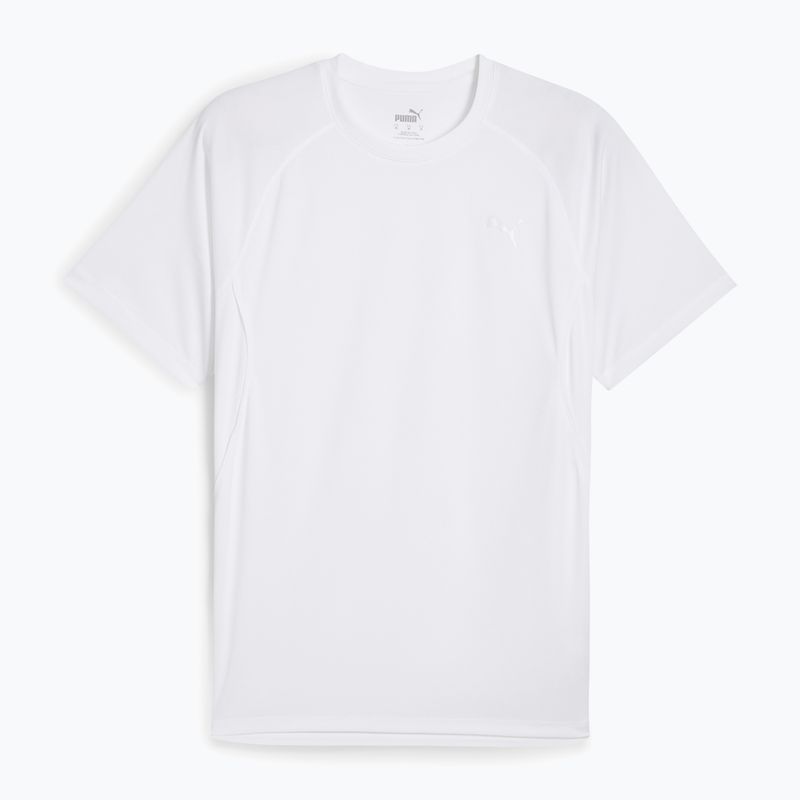 Maglietta da corsa da uomo PUMA Run Velocity Tee Poly puma bianco