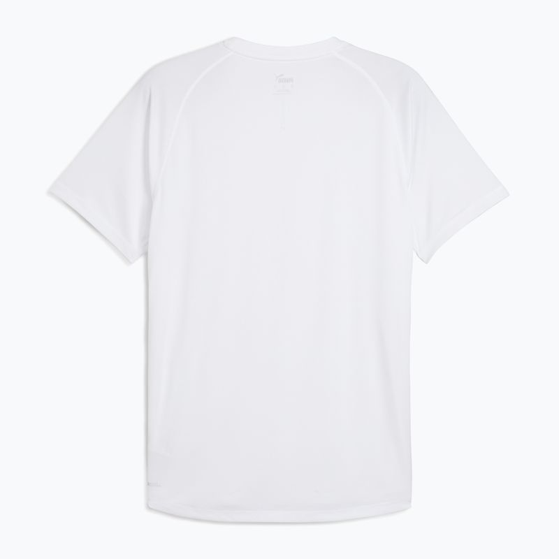 Maglietta da corsa da uomo PUMA Run Velocity Tee Poly puma bianco 2