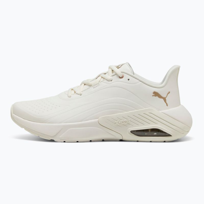 Scarpe da corsa da donna PUMA X-Cell Nova CAT SL bianco caldo/puma oro