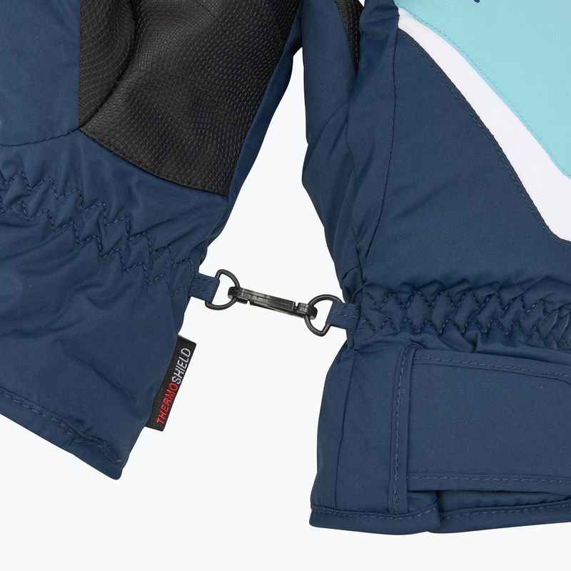 ZIENER Guanti da sci per bambini Loriano Aquashield Mitten navy scuro 5
