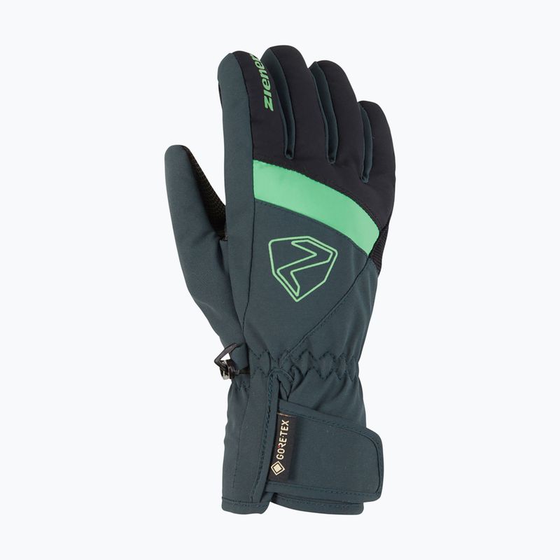 ZIENER Guanti da sci per bambini Leif GTX giungla scura 7