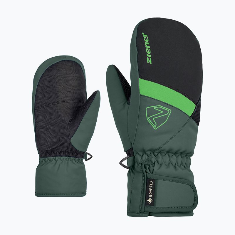 Guanti da sci per bambini ZIENER Levin GTX Mitten dark jungle 6