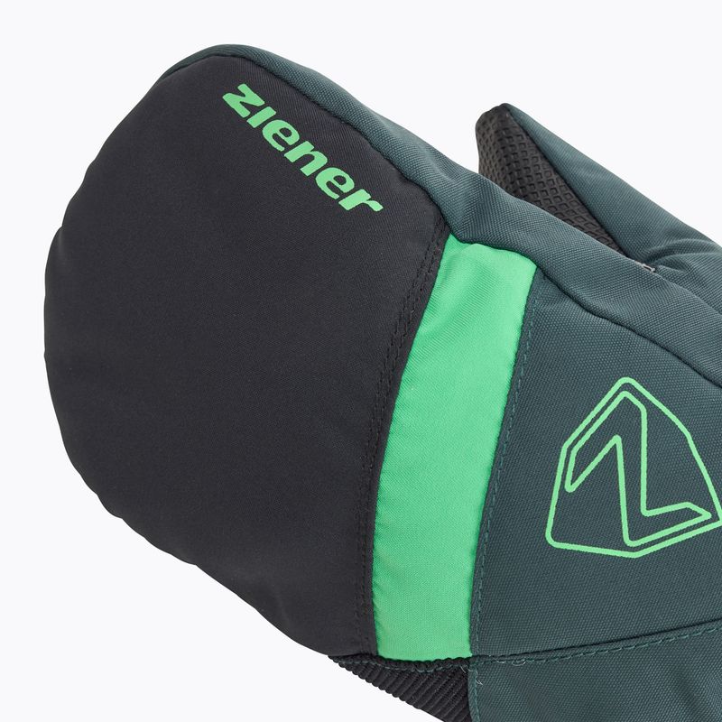 Guanti da sci per bambini ZIENER Levin GTX Mitten dark jungle 4