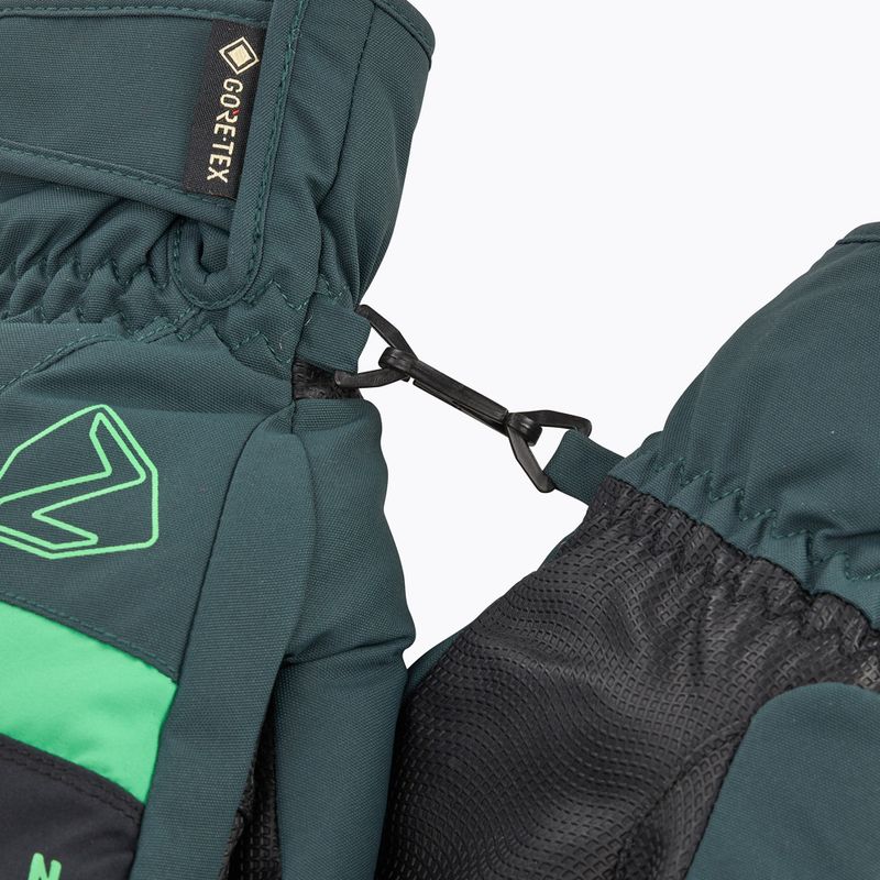Guanti da sci per bambini ZIENER Levin GTX Mitten dark jungle 5