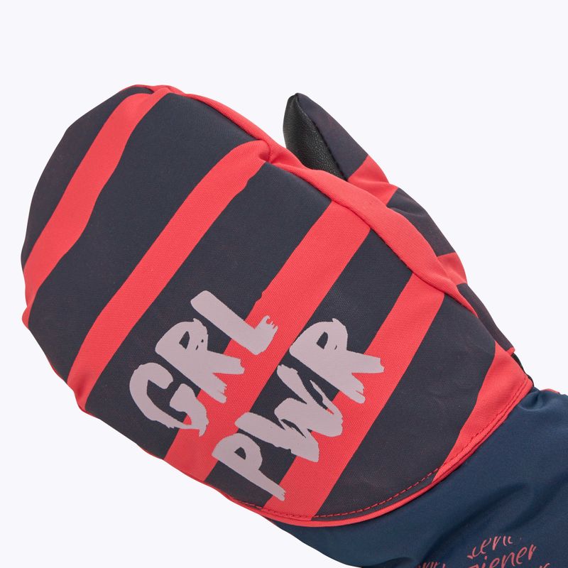 ZIENER Guanti da sci per bambini Liwani Aquashield PR Mitten rosso fuoco 4
