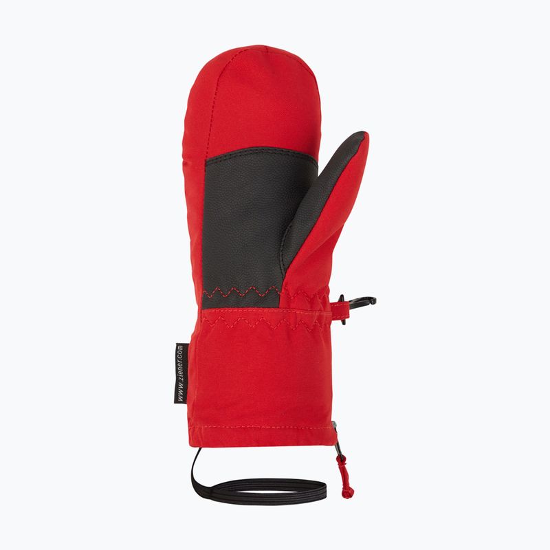Guanti da sci per bambini ZIENER LE Zoo Minis salsa rossa 3