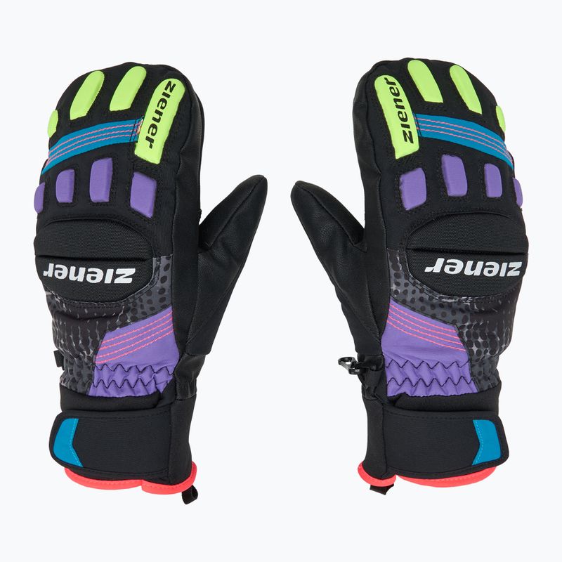 ZIENER Guanti da sci per bambini Luron Aquashield PR Mitten multicolore 3