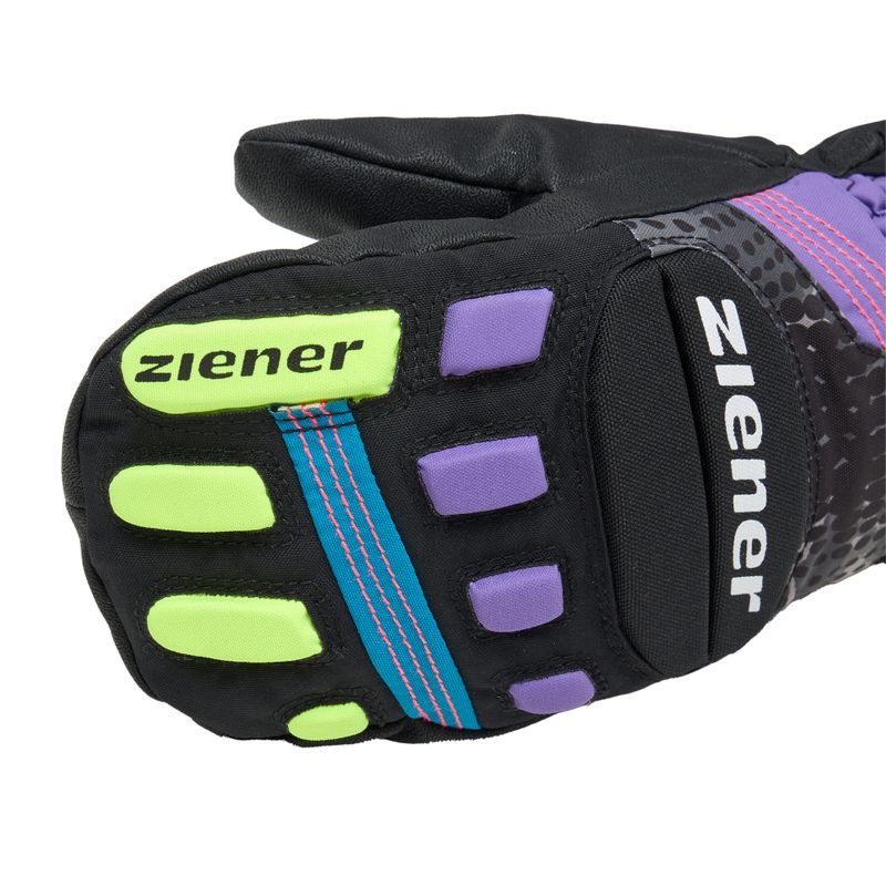 ZIENER Guanti da sci per bambini Luron Aquashield PR Mitten multicolore 4