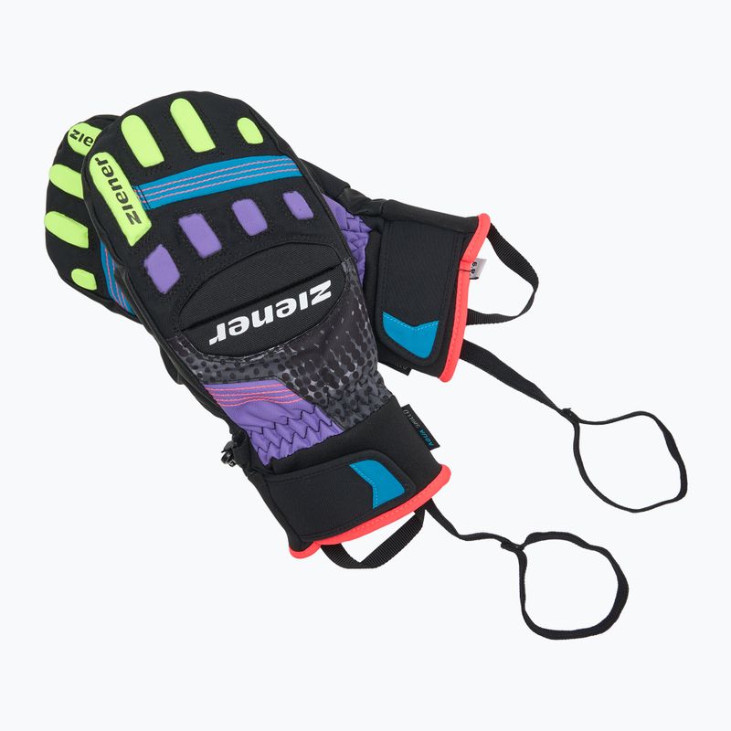 ZIENER Guanti da sci per bambini Luron Aquashield PR Mitten multicolore 6