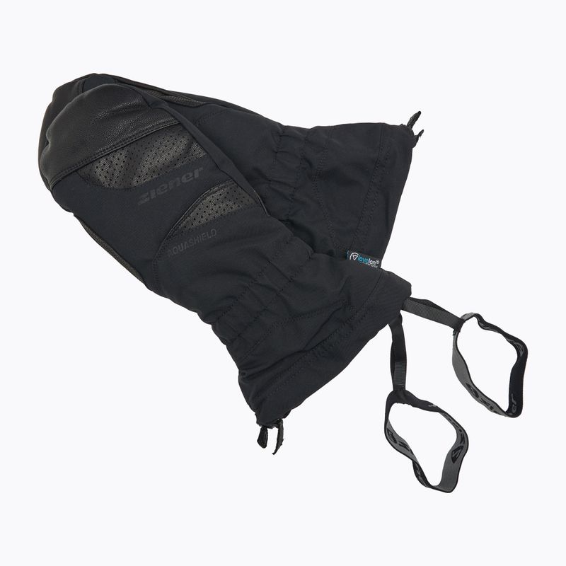 Guanto da sci da uomo ZIENER Gaikus Aquashield AW nero alpino 6