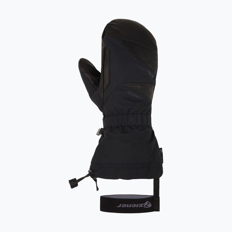 Guanto da sci da uomo ZIENER Gaikus Aquashield AW nero alpino 8