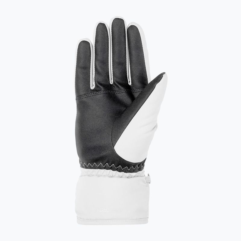Guanti da sci da donna ZIENER Kisar Aquashield bianco 4