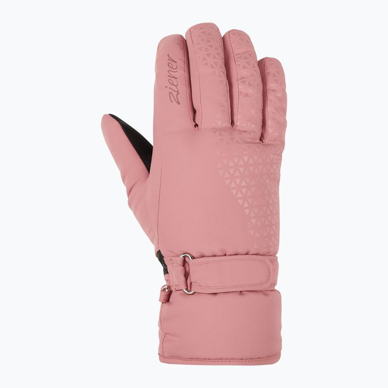 Guanti da sci da donna ZIENER Kisar Aquashield rose blossom 2
