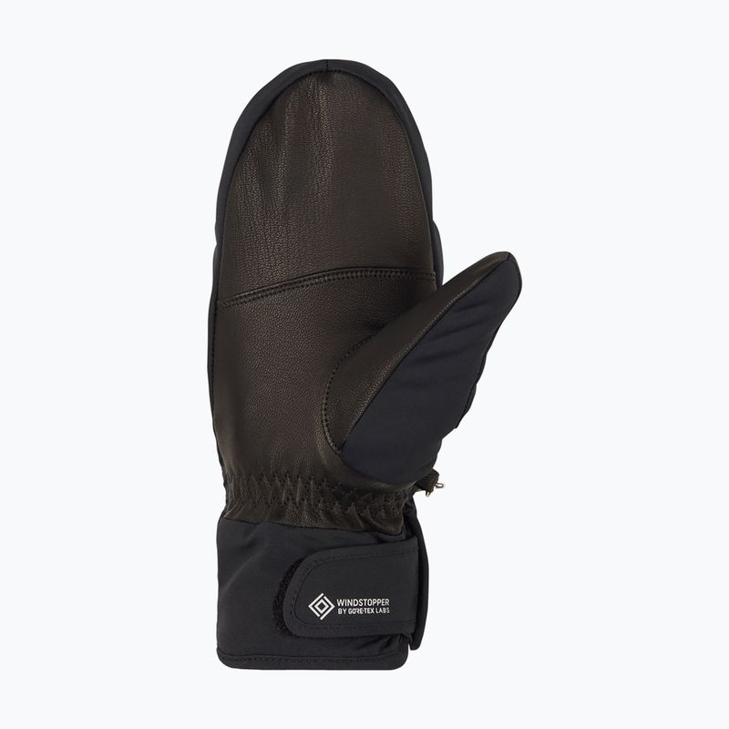 Guanti da sci da donna ZIENER Karoia WS PR Mitten nero/rosa metallizzato 9