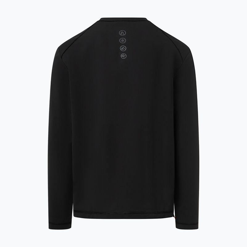Maglia termica da uomo BOGNER FIRE+ICE Alejo 1/4 Zip black 2