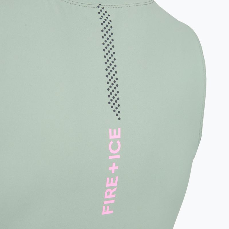 maglietta da allenamento da donna BOGNER FIRE+ICE Caia 1/4 Zip eucalyptus 4