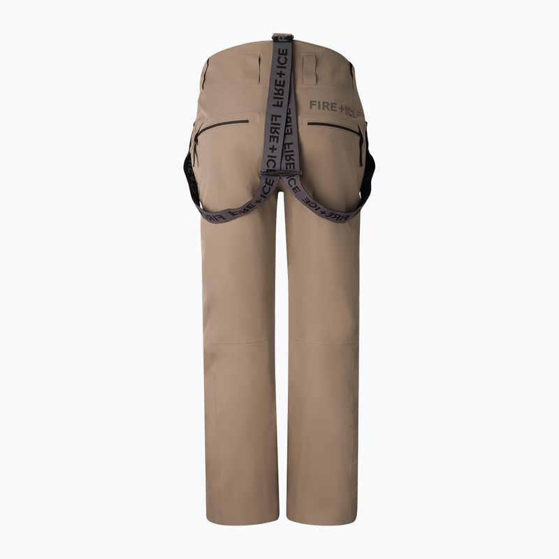 Pantaloni da sci da uomo BOGNER FIRE+ICE Scott 3 walnut 2