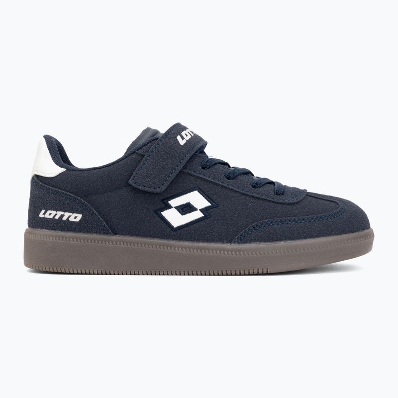 Scarpe per bambini Lotto Vintal SC Kids navy/white 2