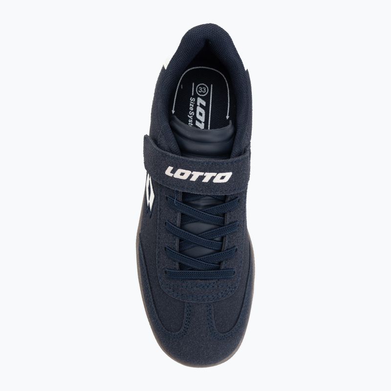 Scarpe per bambini Lotto Vintal SC Kids navy/white 5
