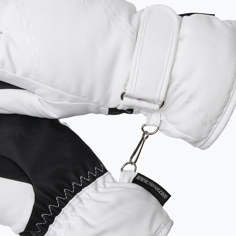 Guanti da sci donna ZIENER Keva-Z PR white 5
