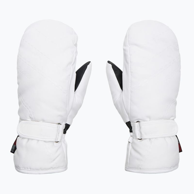 Guanti da sci donna ZIENER Kevi-Z PR Mitten white 2