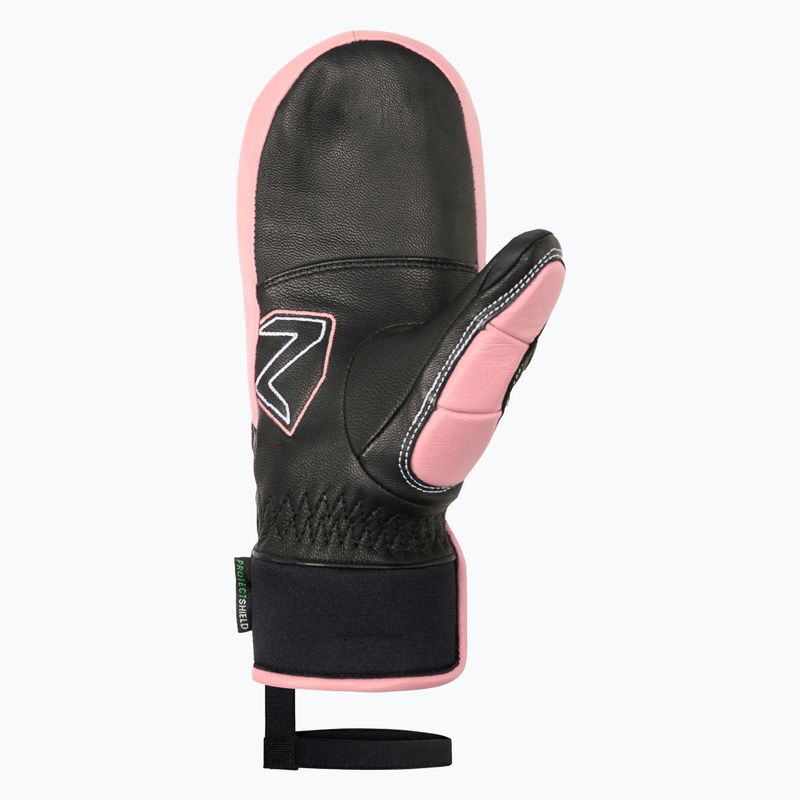 Guanti da sci per bambini Ziener Lopaki-Z AS PR Mitten black/pink vanilla 3