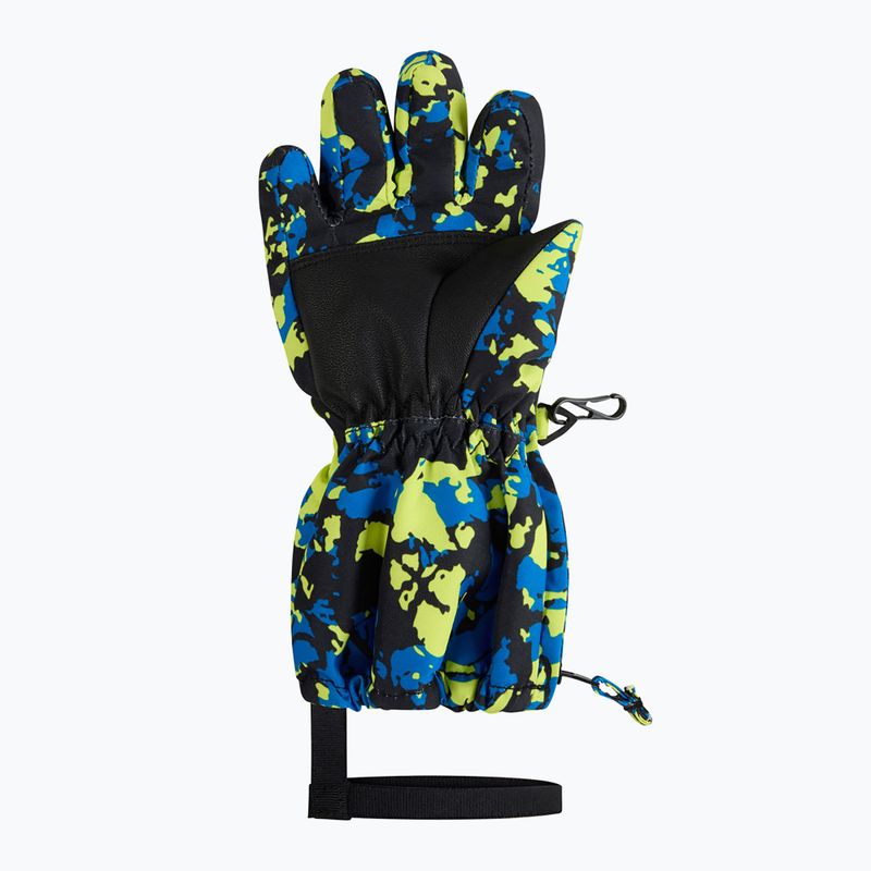 Guanti da sci per bambini ZIENER Levio AS Minis camo persian blue 3