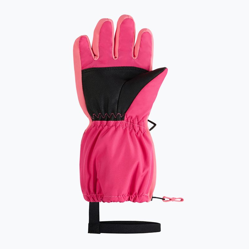 Guanti da sci per bambini ZIENER Levio AS Minis tie dye pop pink 3