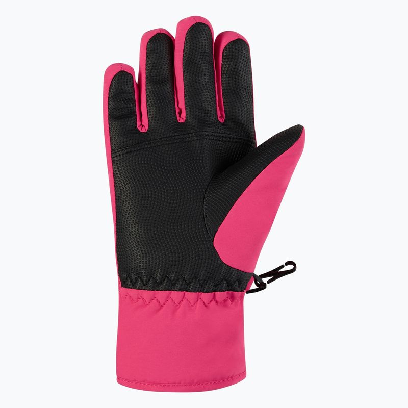 Guanti da sci per bambini ZIENER Leif GTX-Z tie-dye pop pink 3