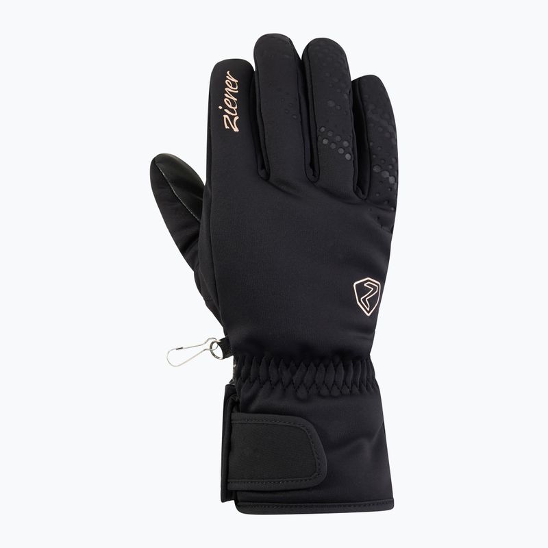 Guanti da sci da donna Ziener Kehnia-Z Aquashield PR Glove black/rose metallic 2
