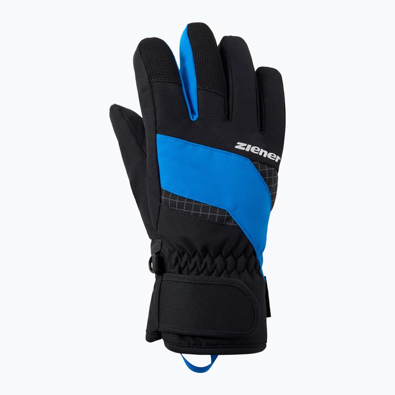 Guanti da sci per bambini ZIENER Luuki-Z Aquashield black/persian blue 2