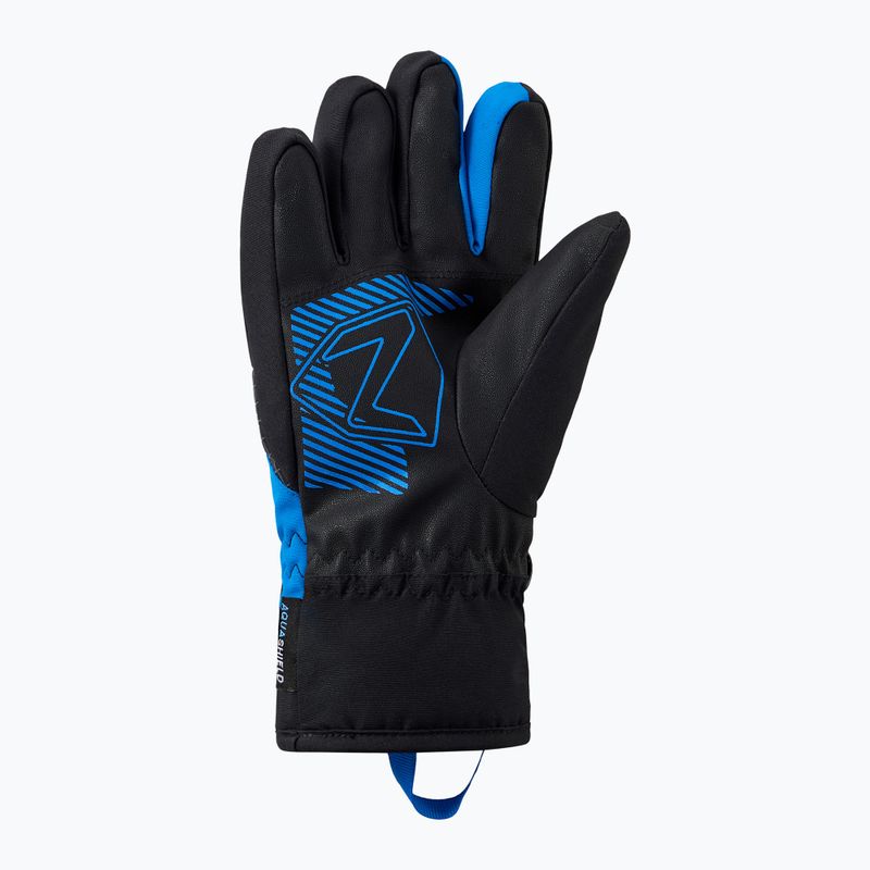 Guanti da sci per bambini ZIENER Luuki-Z Aquashield black/persian blue 3