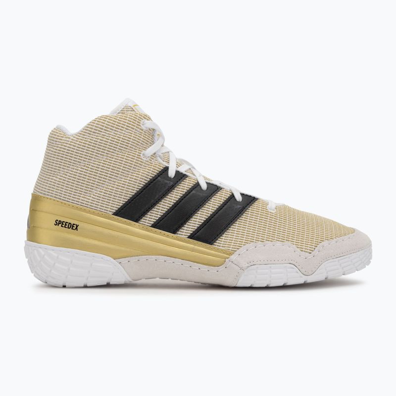Scarpe da boxe adidas Speedex core black/gold metallic 2