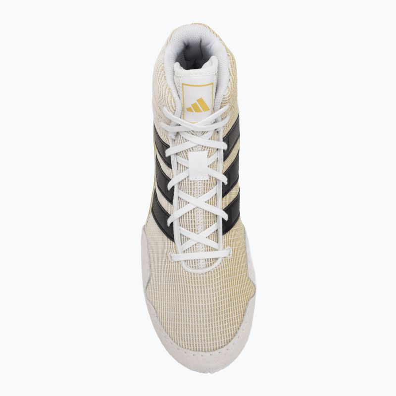 Scarpe da boxe adidas Speedex core black/gold metallic 5