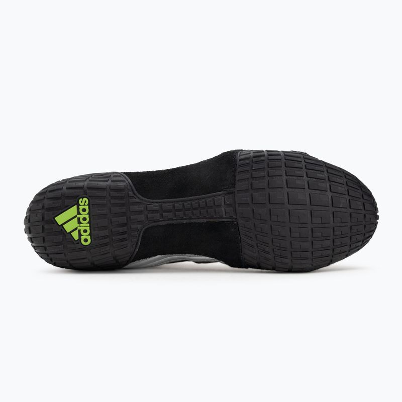Scarpe da boxe adidas Speedex core black/lucid lemon 4