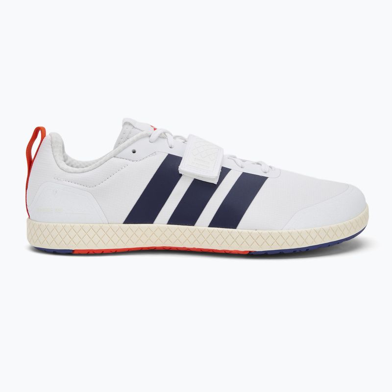 Scarpe per il sollevamento pesi adidas The Total 2 Footwear white/dark blue/royal blue 2