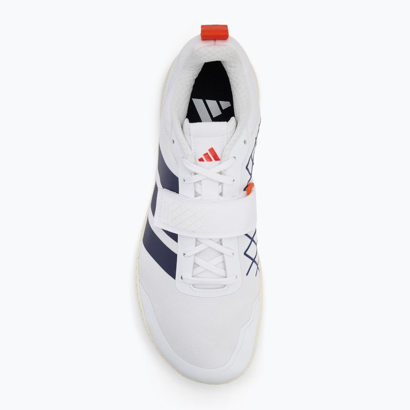 Scarpe per il sollevamento pesi adidas The Total 2 Footwear white/dark blue/royal blue 5