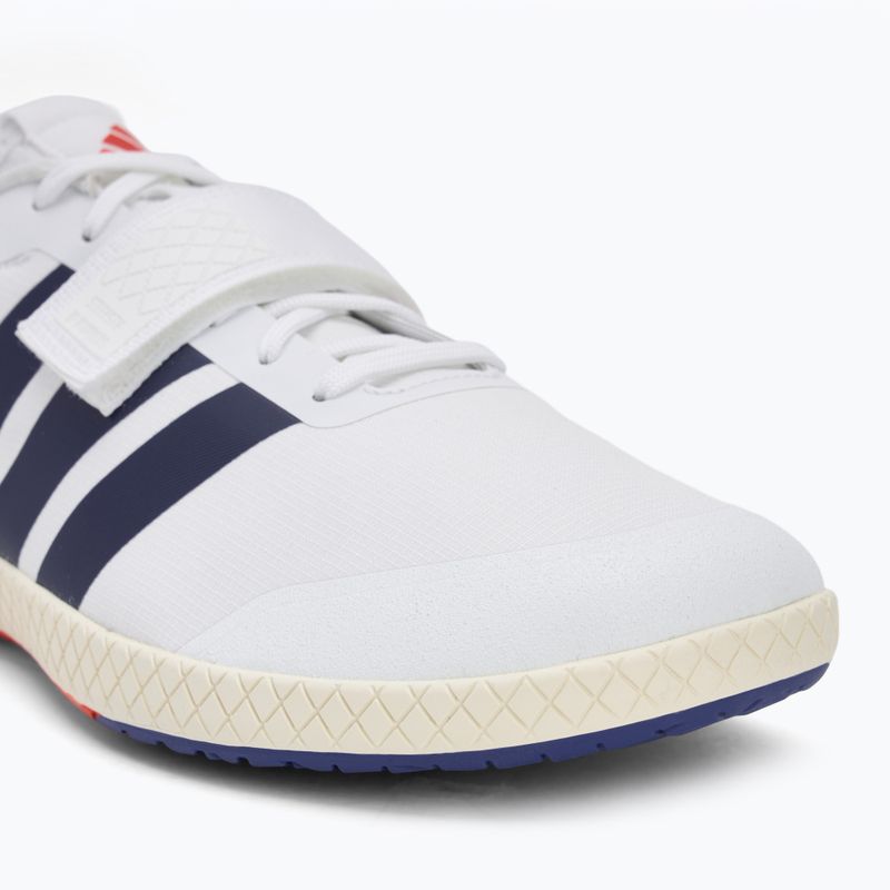 Scarpe per il sollevamento pesi adidas The Total 2 Footwear white/dark blue/royal blue 7