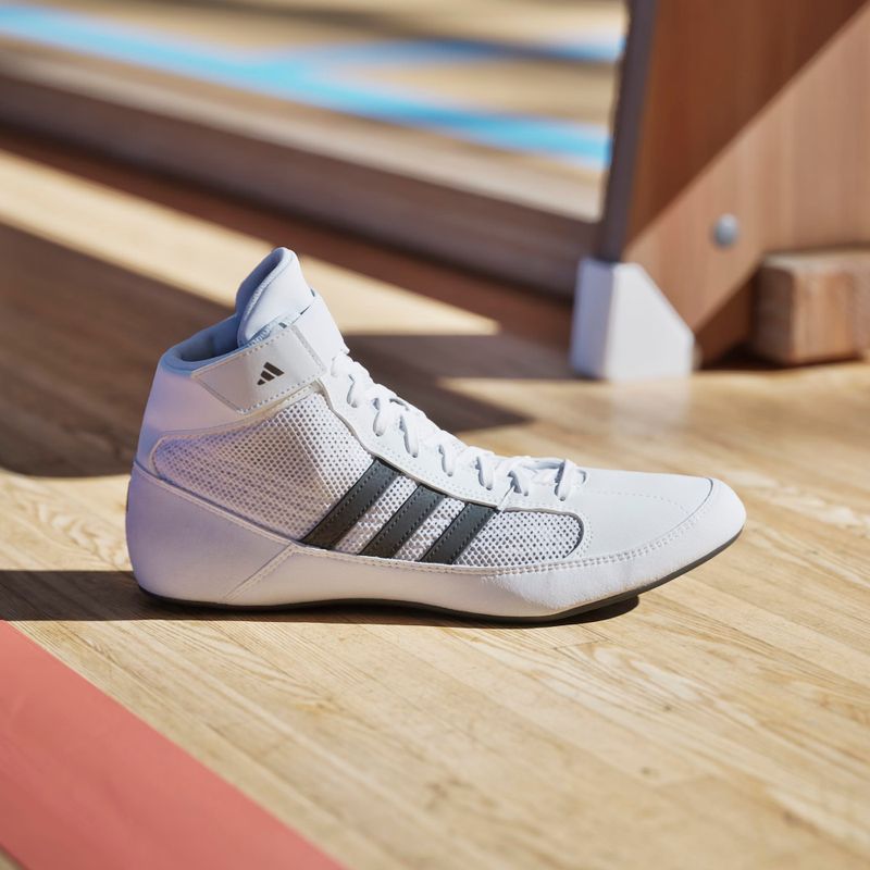 Scarpe da boxe adidas HVC footwear white/ core black 10