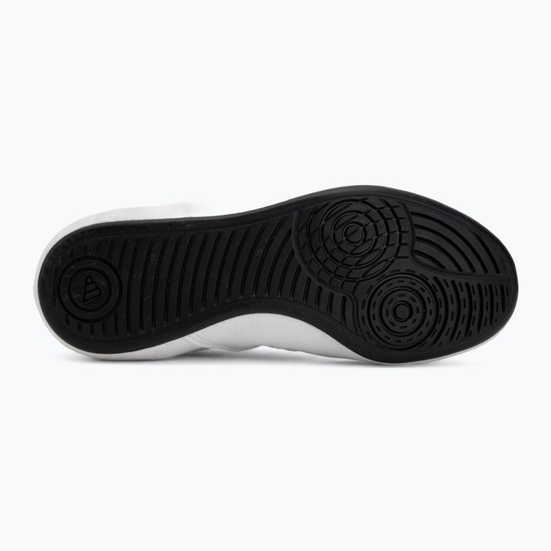 Scarpe da boxe per bambini adidas Havoc white/black 4