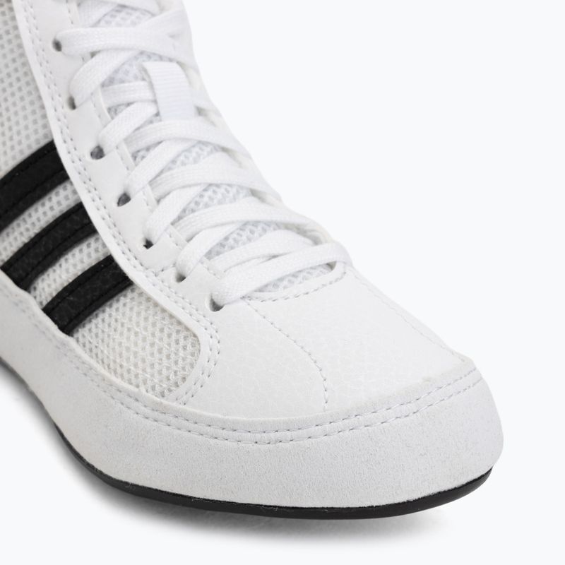 Scarpe da boxe per bambini adidas Havoc white/black 7