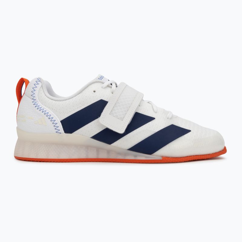 Scarpe da sollevamento pesi adidas Adipower Weightlifting III Footwear white/dark blue/royal blue 2