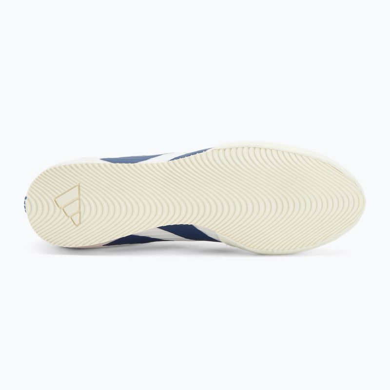 Scarpe da boxe adidas Box Hog 4 white/navy 4