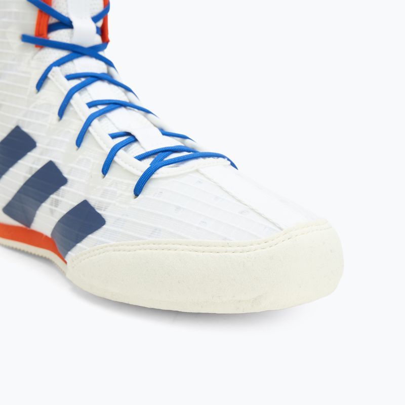 Scarpe da boxe adidas Box Hog 4 white/navy 7