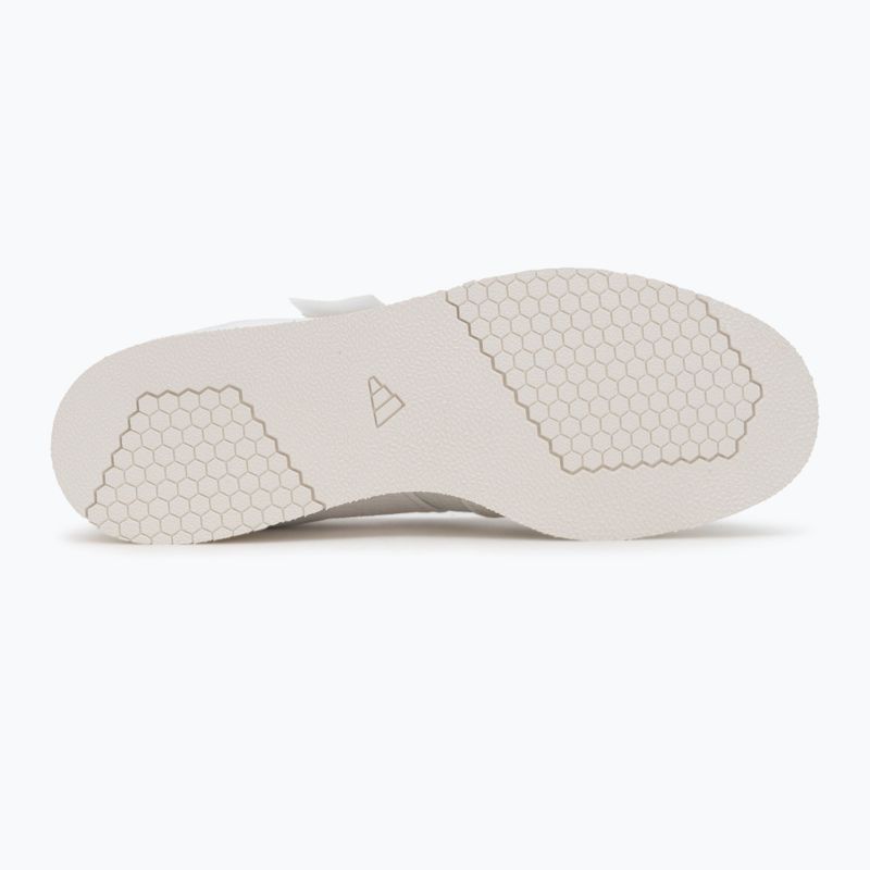 Scarpe da sollevamento pesi adidas Powerlift 5 white 4