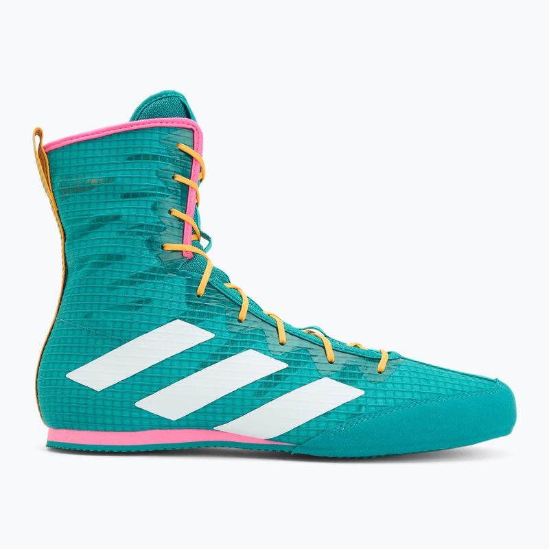 Scarpe da boxe adidas Box Hog 4 turquoise 2